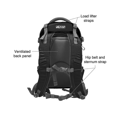 Kurgo G-Train Rucksack Schwarz