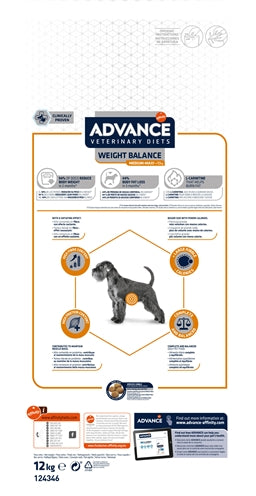 Advance Veterinary Diet Hund Gewicht Balance Mittel / Maxi