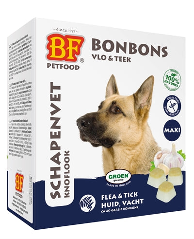 Bf Petfood Schaf Fett Maxi Bonbons Knoblauch